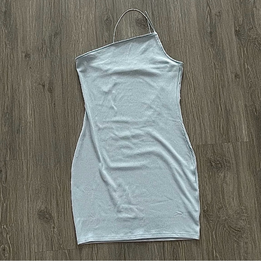 Baby blue dress
